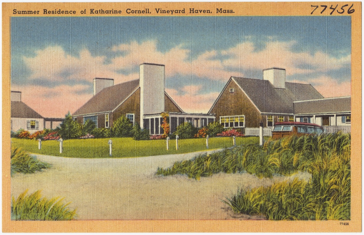 Summer Residence of Katharine Cornell, Vineyard Haven, Mass.
