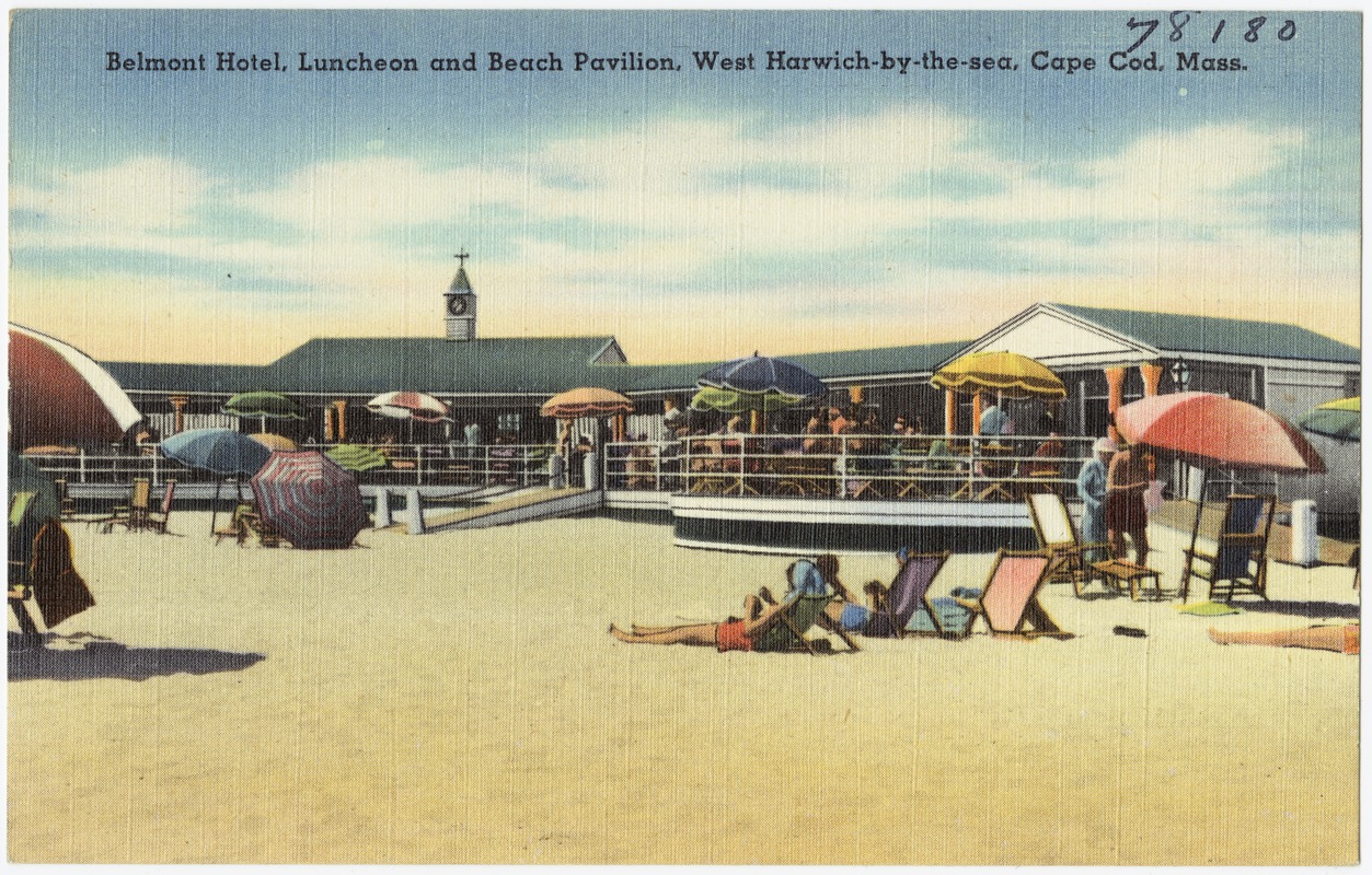 Belmont Hotel, luncheon and beach pavilion, West Harwichbythesea