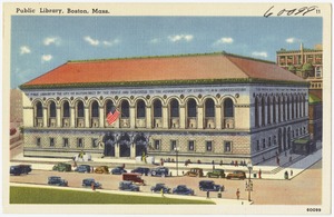 Public library, Boston, Mass.