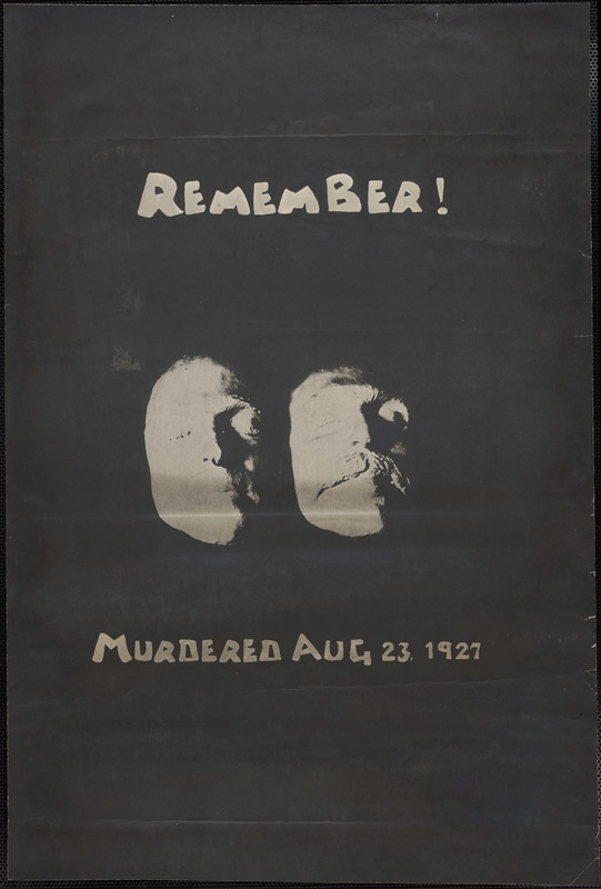Remember! Murdered Aug 23. 1927