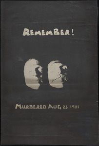 Remember! Murdered Aug 23. 1927