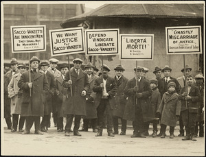 Sacco Vanzetti demonstration, March 1, '25