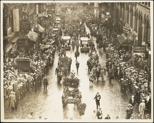 Start of procession - Scollay Square, Boston, Mass., 28 August 1927