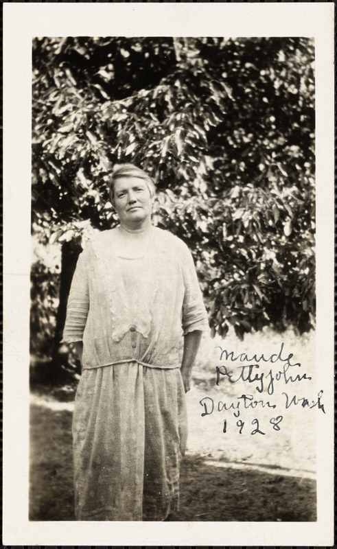 Maude Pettyjohn, Dayton, Wash. 1928
