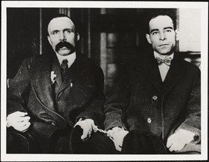 Nicola Sacco and Bartolomeo Vanzetti, Dedham, Mass., 1923