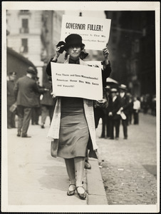 Famous woman poet as Sacco picketer
