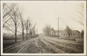 South on No. Elm Street, from Bartlett house.