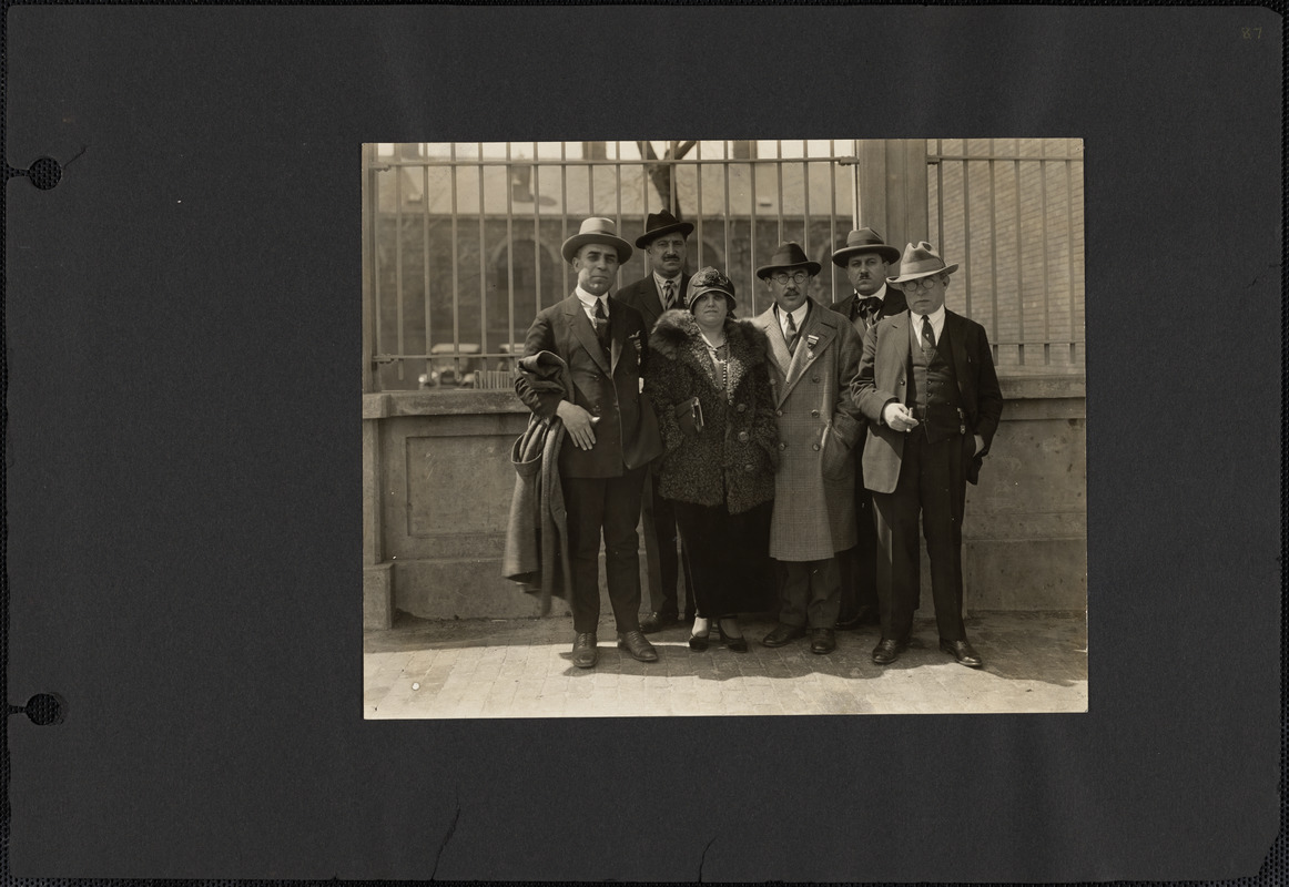 Unidentified group of people