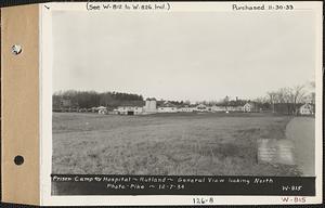 Prison Camp and Hospital, general view looking north, Rutland, Mass., Dec. 7, 1934
