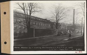 Ware Woolen Co., looking northeasterly, Mill #3 at left, Ware, Mass., Nov. 21, 1935