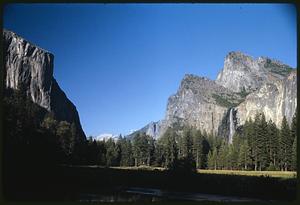 Landscape around Three Brothers and El Capitan, Yosemite Valley, California