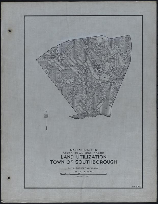 Land Utilization Town of Southborough Digital Commonwealth