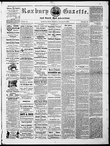 Roxbury Gazette and South End Advertiser, October 17, 1867