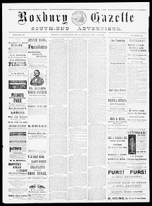 Roxbury Gazette and South End Advertiser, December 14, 1888