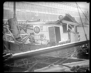Fishing boat Marietta B. rammed by British 3-master Mina Nadeau off Parrsboro, Nova Scotia