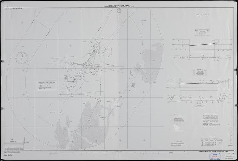 Airport obstruction chart, OC 5139, Cedar City Municipal Airport, Cedar City, Utah