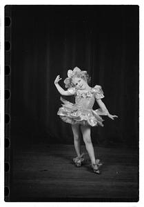 Girl dancer in costume