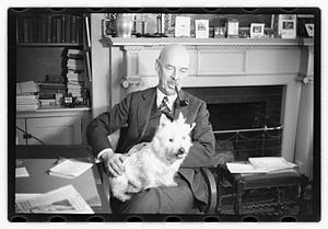 William B. Rogers of Sherborn, has show dogs