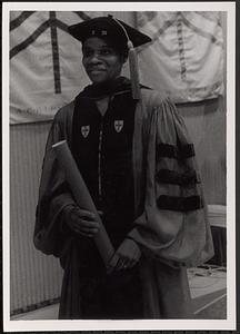 Dr. Janet Jemmott Moses at graduation