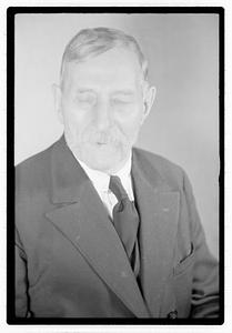 Unidentified man with mustache