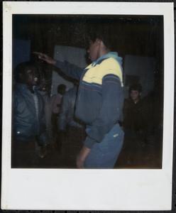Boy in blue