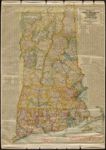 Official map of Vermont, New Hampshire, Massachusetts, Connecticut, and Rhode Island