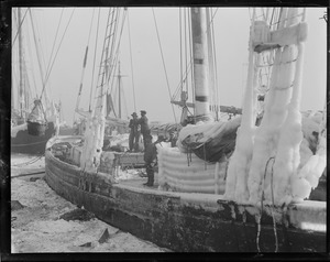 Trawler at fish pier