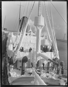 SS Prince George returning from Yarmouth Nova Scotia covered in ice