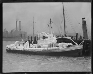 Trawler in winter