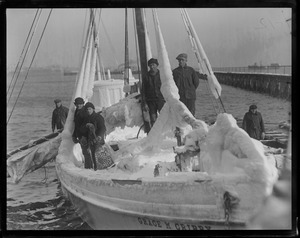 Ice clad lobster boat Grace M. Cribby