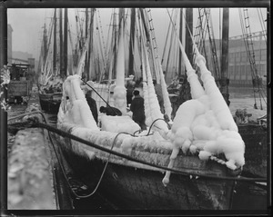 Ice-clad trawler Alden