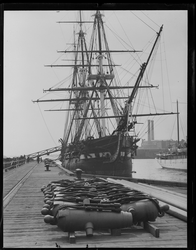 USS Constitution in Navy Yard - Digital Commonwealth