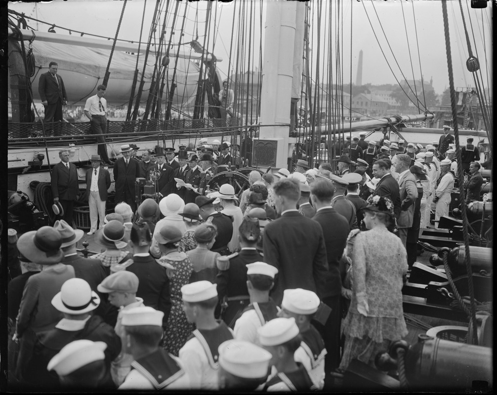 USS Constitution goes into commission at Navy Yard