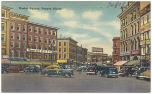 Market Square, Bangor, Maine