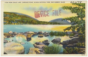 View from Eagle Lake, Carriage Road, Acadia National Park, Bar Harbor, Maine