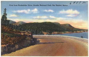 View from Rockefeller Drive, Acadia National Park, Bar Harbor, Maine