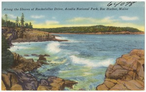 Along the shores of Rockefeller Drive, Acadia National Park, Bar Harbor, Maine