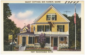 McKay Cottage, Bar Harbor, Maine, very reasonable rates