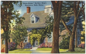 "Stone-House," Ex-Gov. King's Residence, Bath, Maine