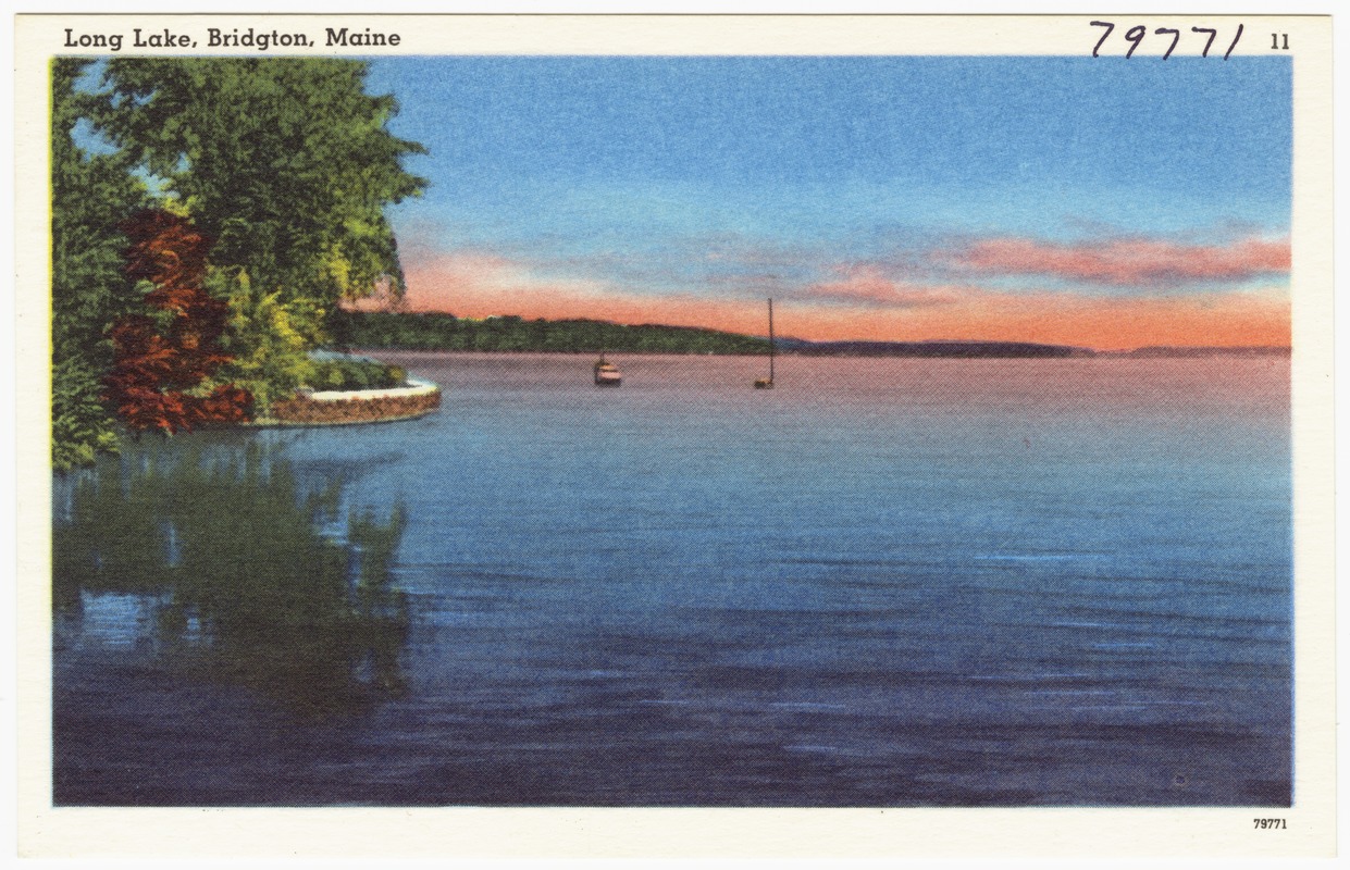 Long Lake, Bridgton, Maine Digital Commonwealth