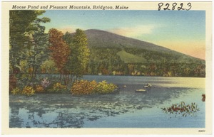 Moose Pond and Pleasant Mountain, Bridgton, Maine