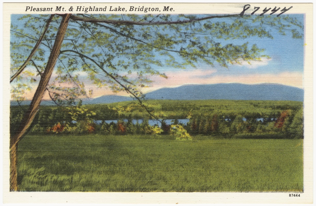 Pleasant Mt. & Highland Lake, Bridgton, Me.