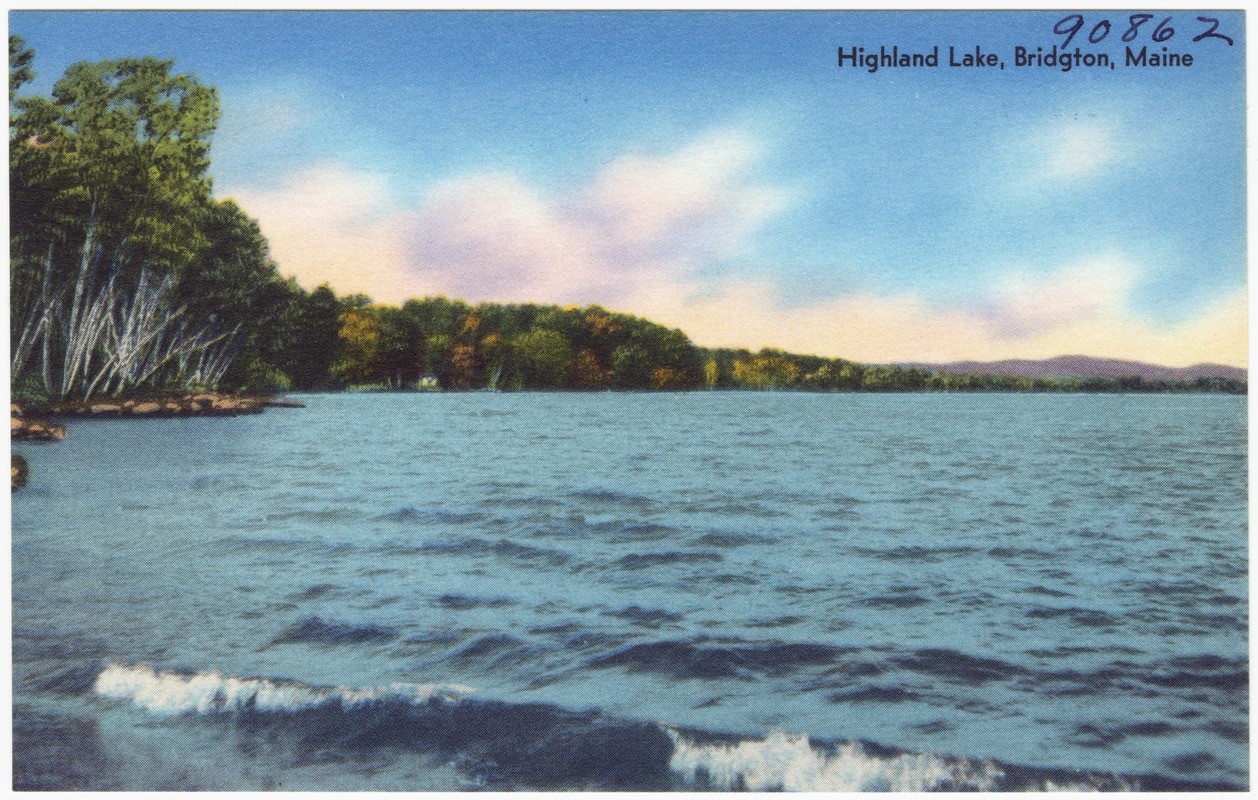 Highland Lake, Bridgton, Maine Digital Commonwealth