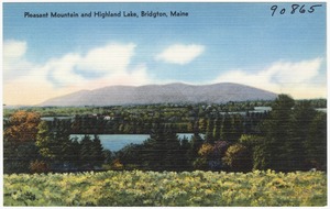 Pleasant Mountain and Highland Lake, Bridgton, Maine