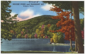 Moose Pond and Pleasant Mt., Bridgton, Maine