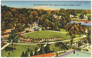 Bok Amphitheatre and library grounds, Camden, Maine