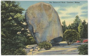 The Balanced Rock, Camden, Maine