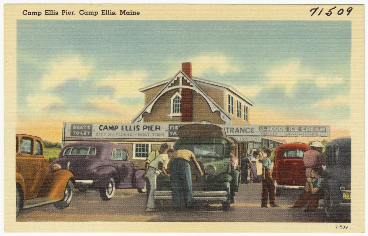Camp Ellis Pier, Camp Ellis, Maine Digital Commonwealth