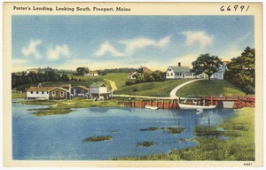 Porter's Landing, looking south, Freeport, Maine