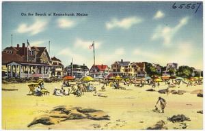 On the beach at Kennebunk, Maine